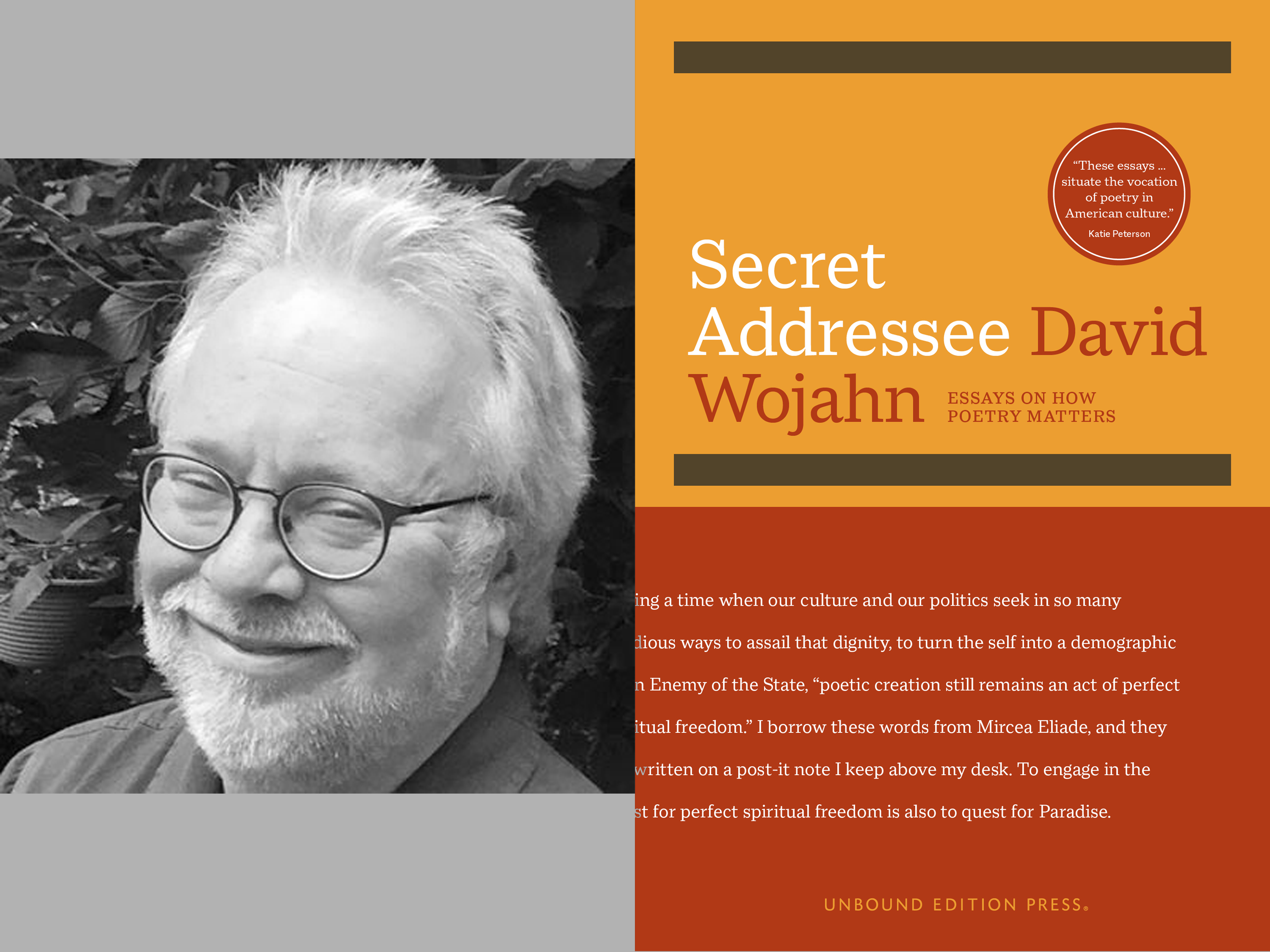 David Wojahn MVA 2026